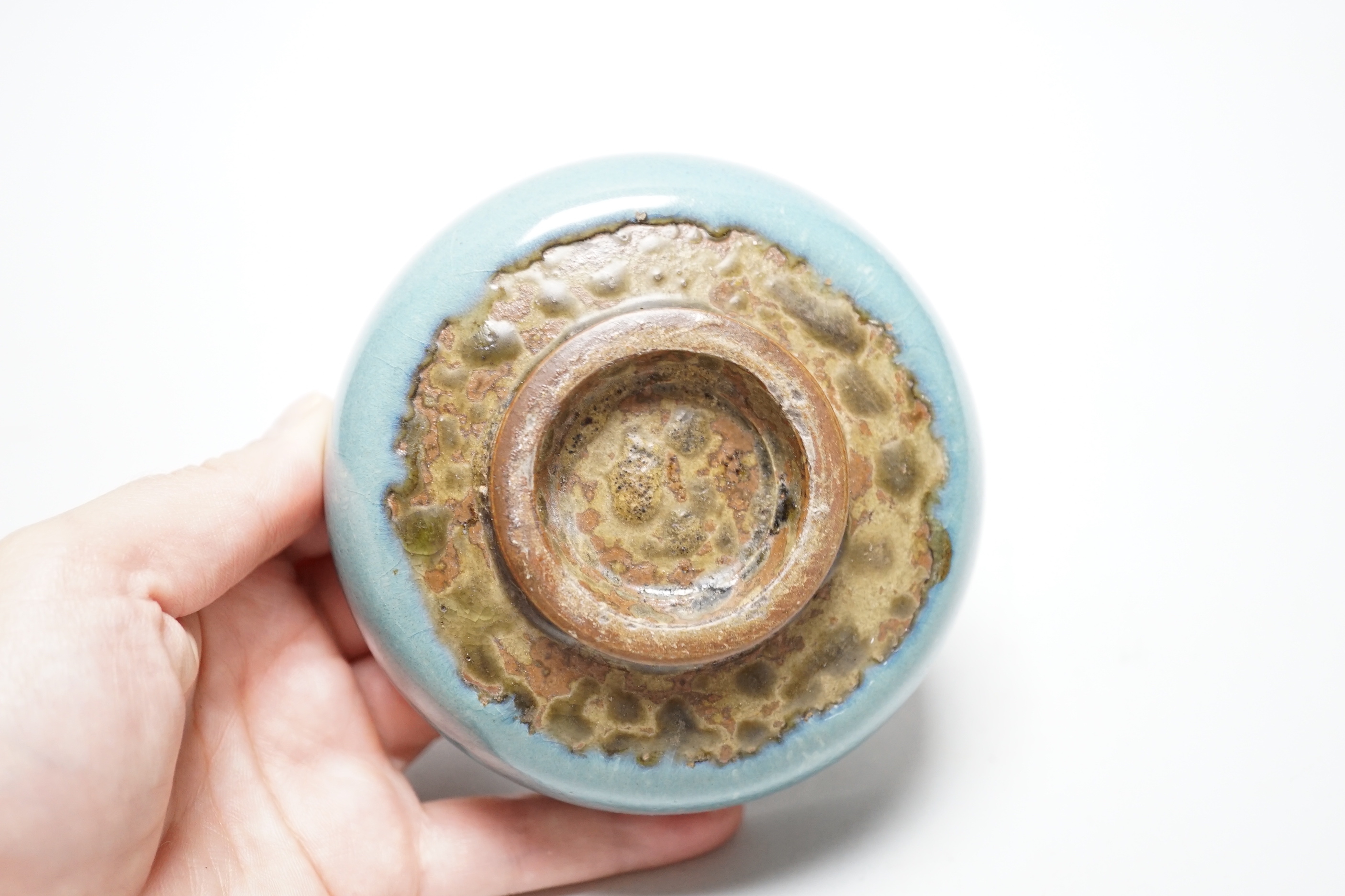 A Chinese Jun type cup, 5cm tall